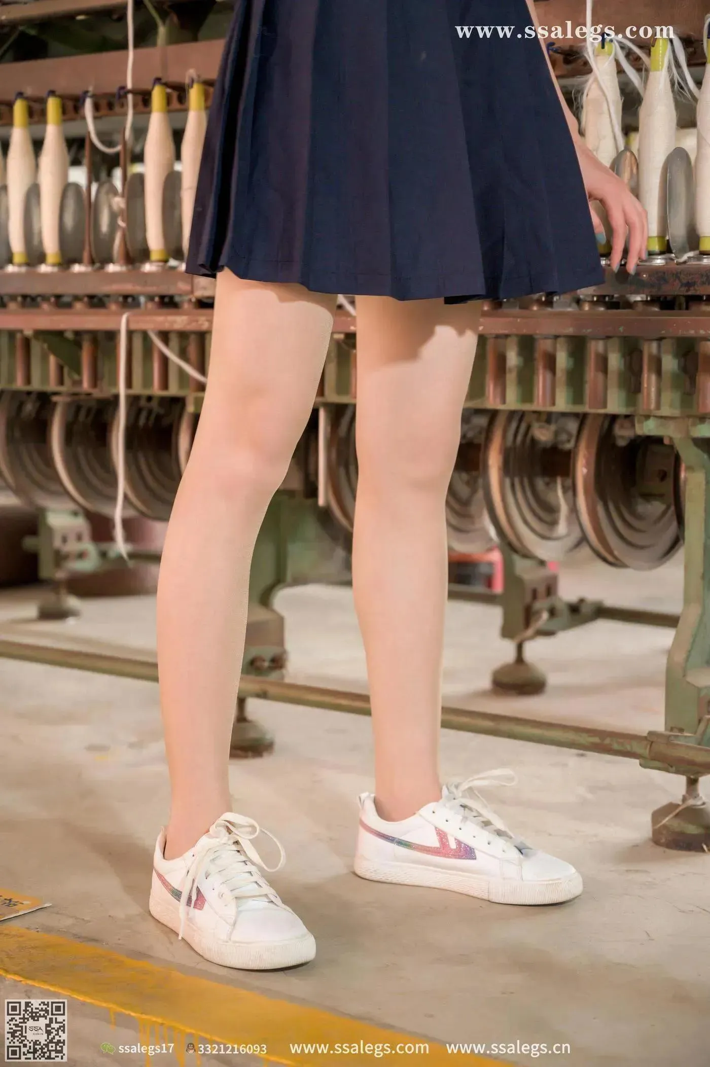 [SSA丝社]超清写真 NO.422 漫漫白色jk制服肉丝写真(下) [84P]插图1